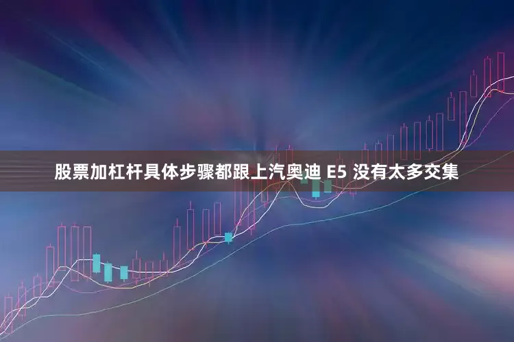 股票加杠杆具体步骤都跟上汽奥迪 E5 没有太多交集